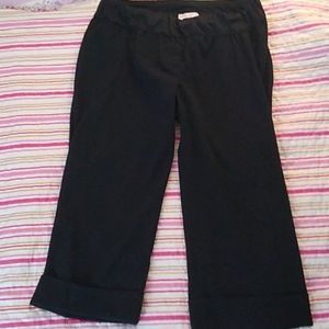 Black maternity pants